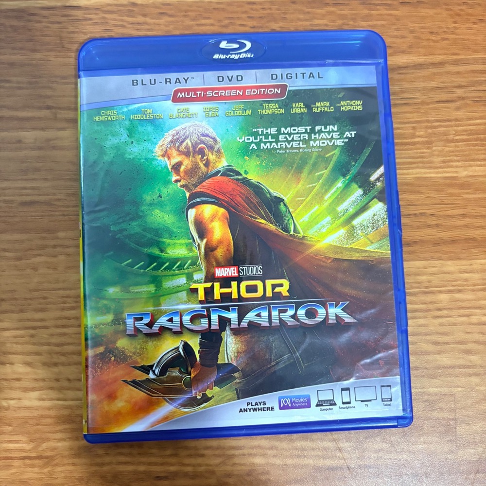 Thor Ragnarok Marvel Studios Blu-ray DVD Multi-Screen Edition Action Movie